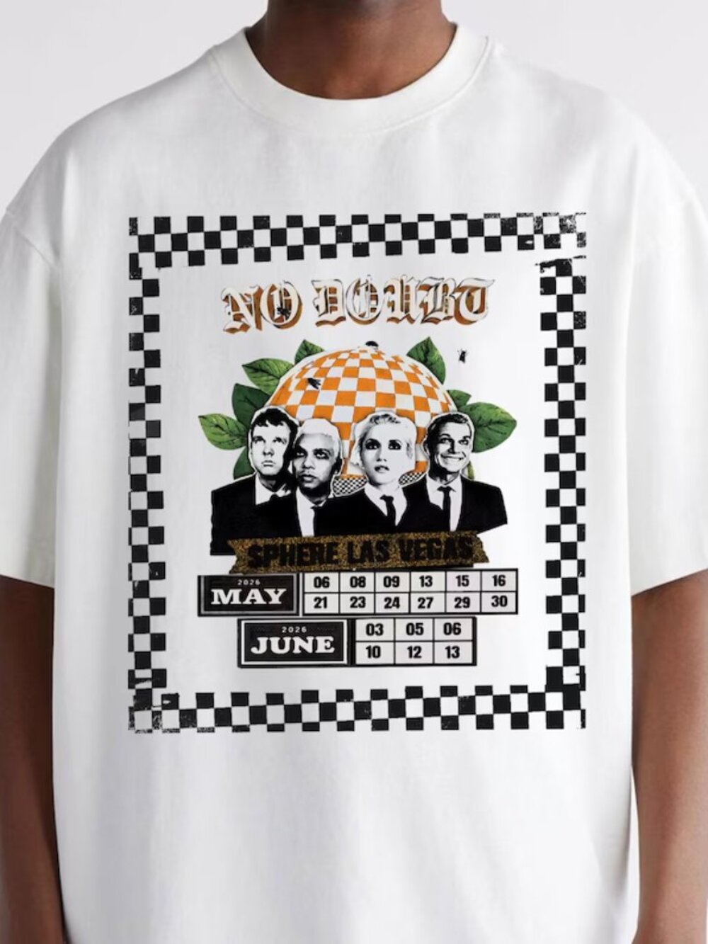 No Doubt Shirt, No Doubt Las Vegas Tour 2026 Tee, Retro Ska Punk Band Shirt